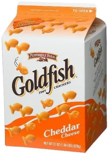 Goldfish Baked Snack Crackers, Cheddar - 31 oz