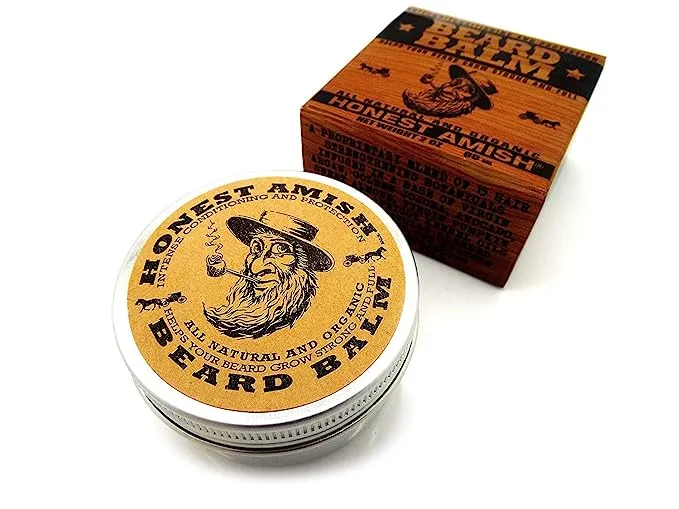 Honest Amish Beard Balm Leave-In Conditioner