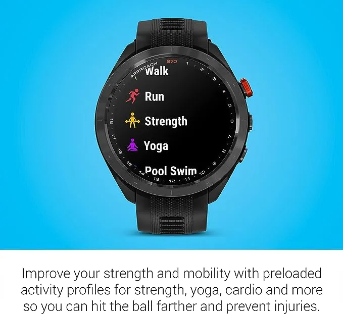 Garmin Approach S70 with Silicone Band