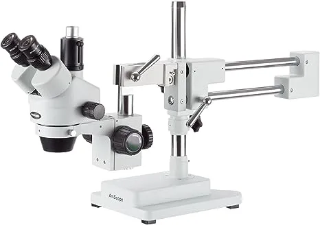 AmScope 3.5X-90X Simul-Focal Stereo Zoom Microscope