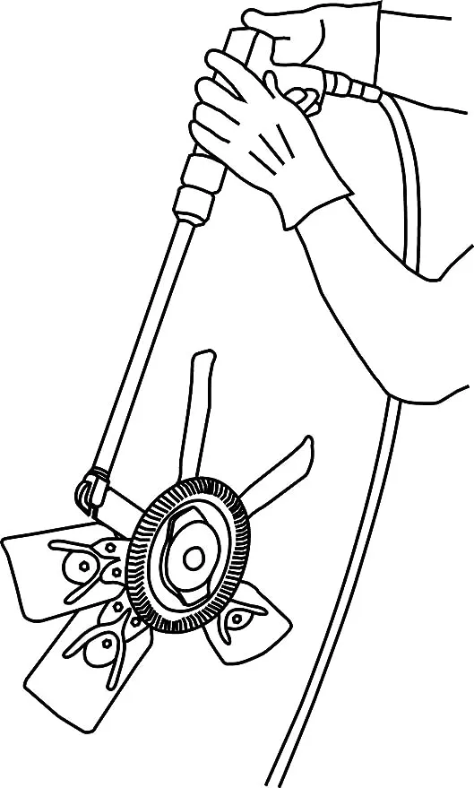 Lisle 43300 Pneumatic Fan Clutch Wrench