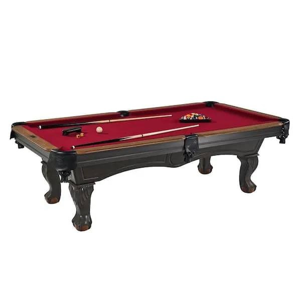 Barrington Billiards Multiple Styles Pool Table, Preassembled Playfields with Complete Billiard Accessory Sets, Perfect for Family Game Rooms