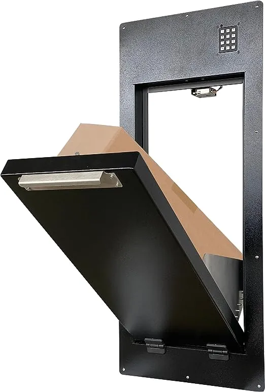 MB Sentinel&#153; 1428 Box Gobbler Package Only Wall Insert 21-3/4"W x 12"D x 51-1/4"H Black BG-1428-BLK