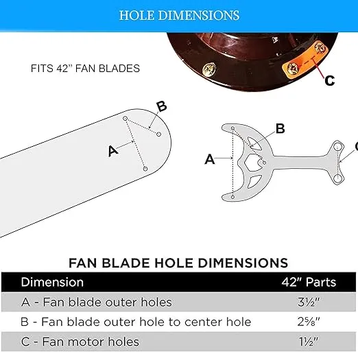 Westinghouse 7740100 42 inch White Replacement Fan-Blade Arms, 5-Count, Size: Flush Mounts