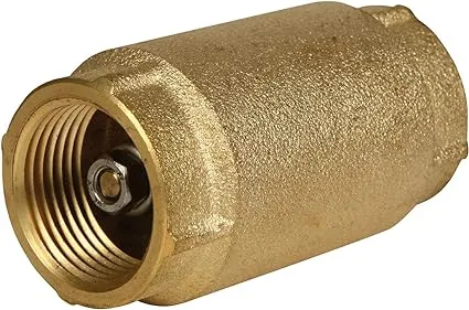 1" AMERICAN GRANBY NO LEAD CHECK VALVE CVNL100BS BRASS for WATER WELL PUMP PRESSURE TANK INSTALLATION