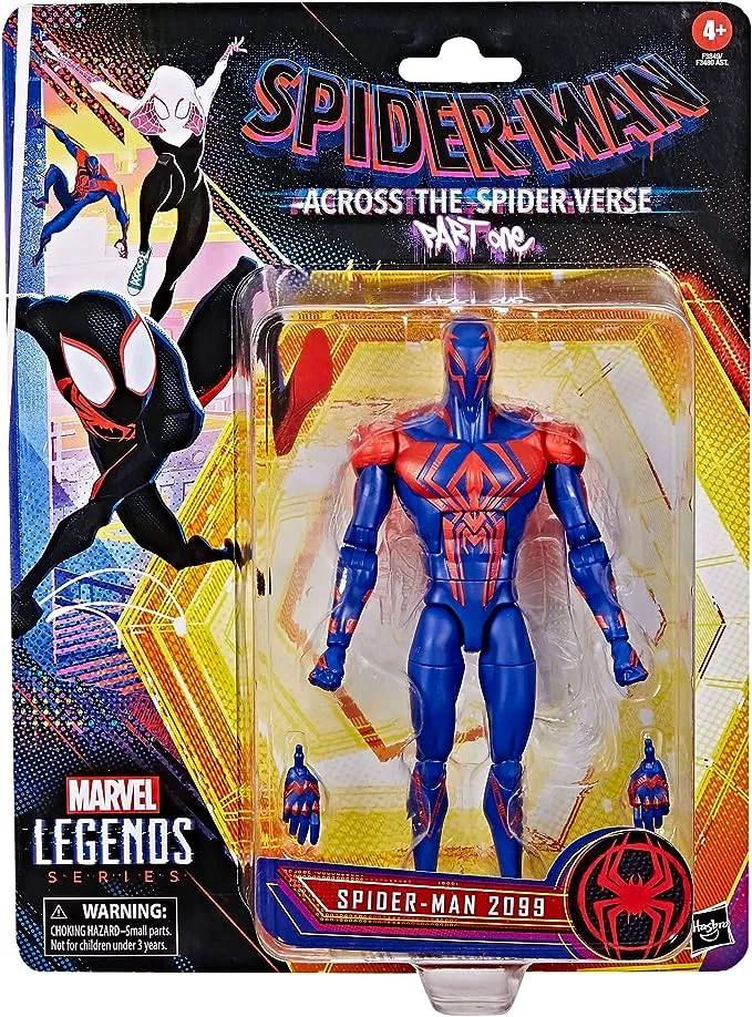 Spider-Man Marvel Legends Series Across The Spider-Verse 2099 6-inch Action Figure Toy, 2 Accessories