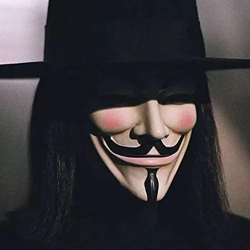 NEVLANTII V for Vendetta Guy Fawkes Mask Quality Anonymous Mask Hallow