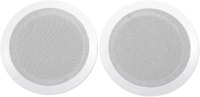 Rockville 2 CC65T White 6.5" Commercial 70v Ceiling Speakers for Restaurant