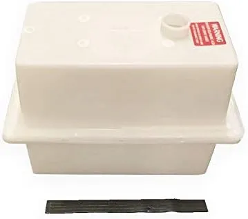 A.A Vented Battery Box for RV, Camper, Marine, Boat with Foam Strip Vapor Barrier (Top & Bottom Vent)