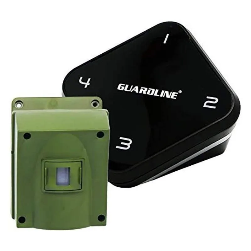 Guardline 1320 Foot Range Wireless Driveway Alarm [1 Motion Detector Alarm Sensor & 1 Receiver] Weatherproof Outdoor Security Alert System for Home & Property