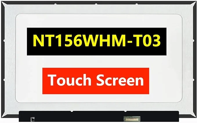 TFTcenter NT156WHM-T03 V8.0 V8.1 LCD LED OnCell Touch Screen Replacement for Laptop 40Pins HD 1366x768 Display