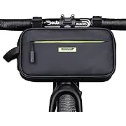 Rhinowalk Bike Handlebar Bag, Multifunctional Waterproof Mountain Bike Crossbar Front Bag Road Bike Basket Bicycle Frame Bag Waist Shoulder Bag Bicycle Bag Professional Cycling Accessories