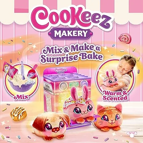 Cookeez Makery Oven Mix and Make Plush Playset  Cinnamon