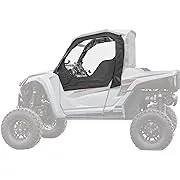 SuperATV Primal Soft Cab Enclosure Upper Doors Compatible with 2021+ Yamaha Wolverine RMAX 2 | Resistant to Water and Abrasions | Heavy-Duty Snaps Hold Windows Open for More Airflow | USA Made!