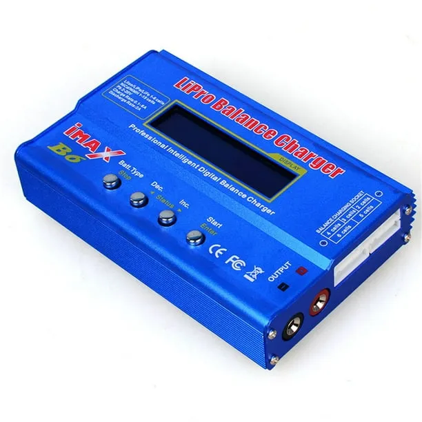 B6 Mini Professional Balance Charger/Discharger with Power Supply for 1s-6s LiPo ...