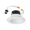 Halo 4 in. Selectable CCT LED Dimmable Retrofit Trim Recessed Light Kit - White