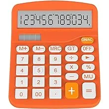 Helect Calculator, Standard Function Calculator (Orange)