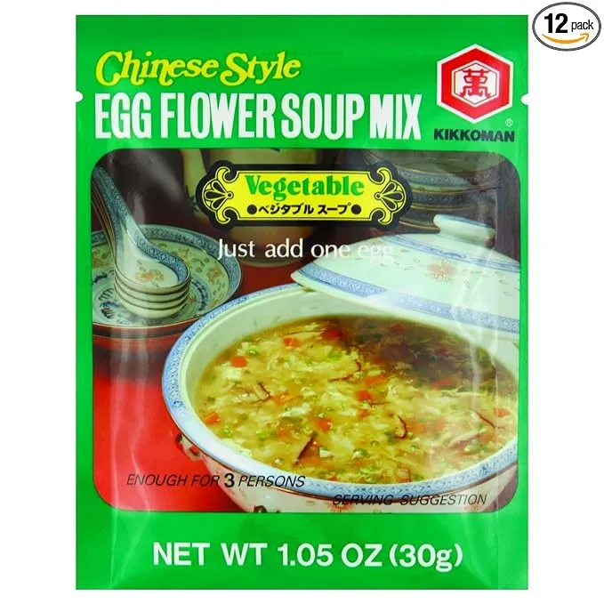 Kikkoman Corn Egg Flower Soup Mix, 1.05 Ounce - 12 per case.Kikkoman Corn Egg Flower Soup Mix, 1.05 Ounce - 12 per case.