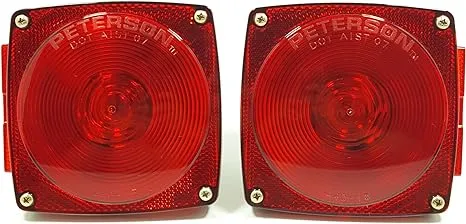 Pair of Peterson Stop-Turn-Tail Lights for Trucks, Trailers, RVs, 440 & 440L