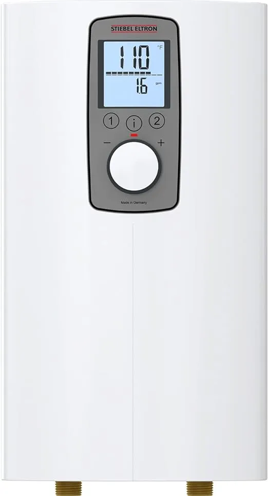 Stiebel Eltron 200066 DHX 12-2 Plus Point-of-Use Tankless Electronic Water Heater, 240V, 12000 Watts