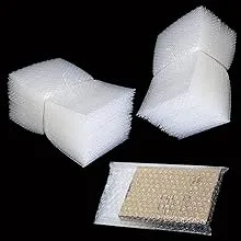 100 Pcs Bubble Pouch Wraps, 6''x10'' Clear Bubble Out Bags for Packing, Double Walled Cushioning Bags for Shipping, Storage and Moving