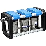 GoBluTech R3, RV Water Filter System, 0.2 Micron Filter for Campers with Compact 5-inch Filters, 3 Stage Premium Filtration System, for RVs, Vans, and Boats - by GoBluTech - US Veteran Owned