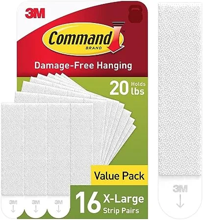 Command 20 Lb XL Heavyweight Picture Hanging Strips