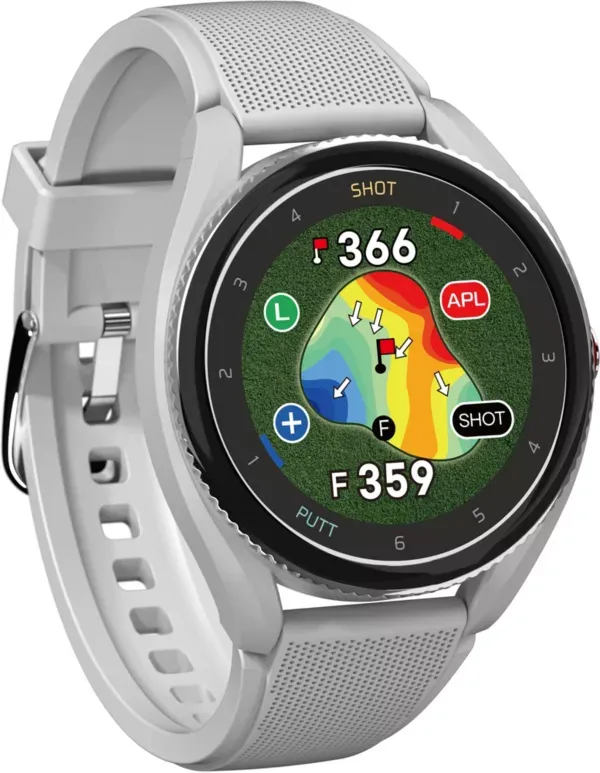 Voice Caddie T9 Premium GPS Golf Watch/Slope Mode/Color Touchscreen/Course View/Green Undulation/Swing Tempo/Auto Score Record /40K Courses