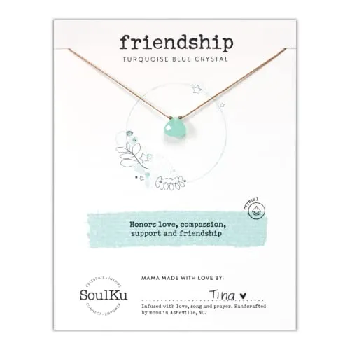 SoulKu Soul Shine &quot;Friendship&quot; Necklace in Turquoise