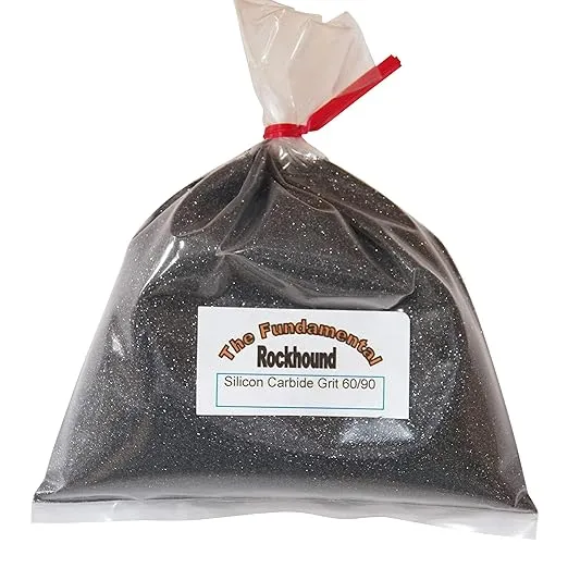 Rock Tumbling Grit Coarse 5 lb 60/90 Silicon Carbide Refill Fundamental Rockhound