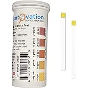 USA Made Total Water Hardness Test Strips 0-500 ppm for Water Quality Tests [100 Strips in Moisture Wicking Bottle]