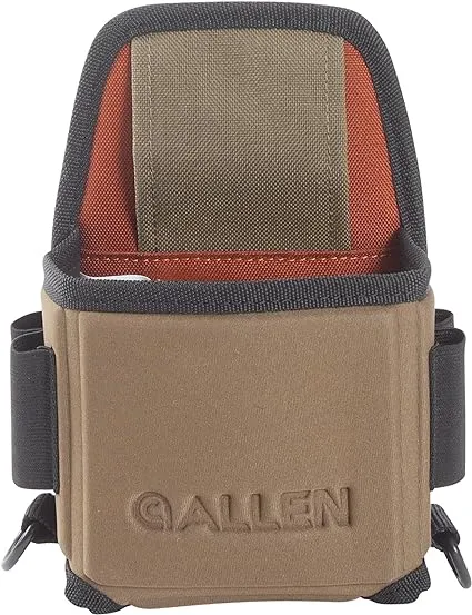 Allen Company Shotgun Shell Pouch, Sporting Shotgun Shell Bag - Clay, Trap or Skeet Shooting Holder for Shotgun Shells - Soft Canvas or Hard Molded Options: Tan or Olive Drab