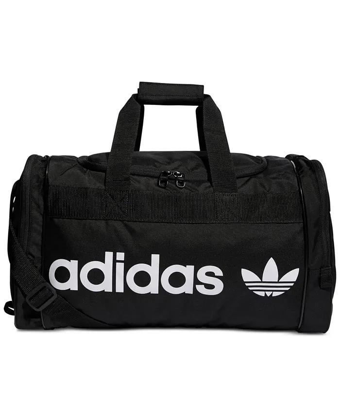 Adidas Originals Duffel Bag, Black/White, Santiago II