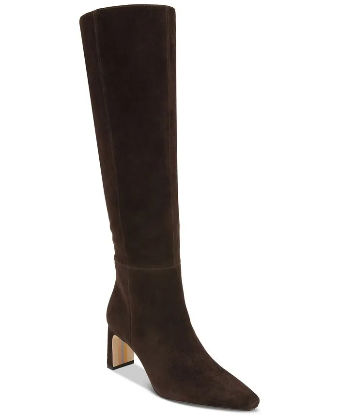 Sam Edelman Sylvia Knee High Boot Luxe Tan Leather 7.0