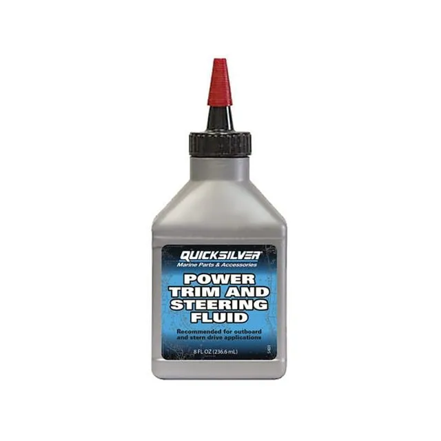 Quicksilver 858074Q01 Power Trim and Steering Fluid - 8 Oz. Bottle