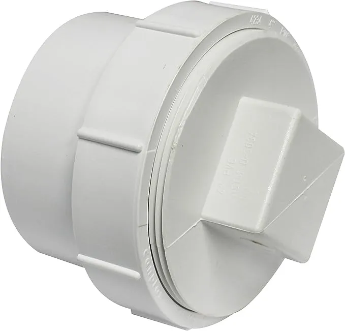 Canplas 414274BC PVC Sew 4 Cleanout with Plug