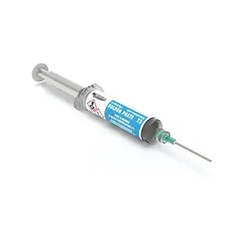 MG Chemicals 4902P Sn42Bi57Ag1 Low Temperature Solder Paste T3, NO Clean, 15 Gram Pneumatic Dispenser (Complete with Plunger & Dispensing Tip)