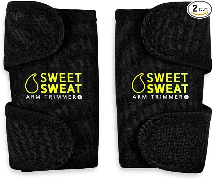 Sports Research Sweet Sweat Arm Trimmers for Men & Women | Increases Heat & Sweat Production to The Bicep Area