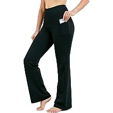 NWT Gradual Women&#x27;s Bootcut Yoga Pants High-Waisted Flare with Pockets Size 30L