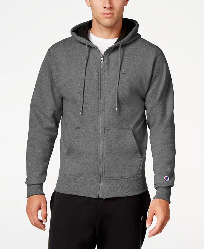 Men's Powerblend Fleece Zip Hoodie