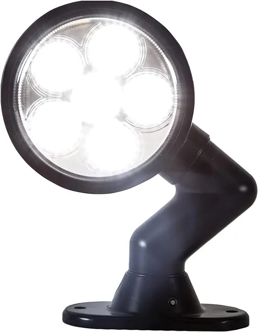 Buyers - 6 LED Clear Round Spot Light,  12-24 Vdc