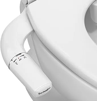 SAMODRA Ultra-Slim Bidet Attachment for Toilet - Dual Nozzle (Frontal &amp; Rear ...