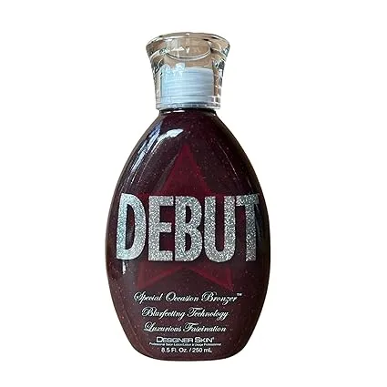 Designer Skin Debut Special Occasion Bronzer Tanning Lotion 8.5 oz 