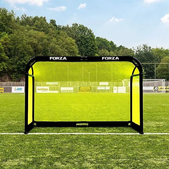 FORZA Aluminum POD Soccer Goals - Folding Soccer Goal with Optional Carry Bag - x3 Sizes, x9 Vibrant Colors.