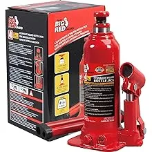 BIG RED 4 Ton Capacity Hydraulic Welded Bottle Jack