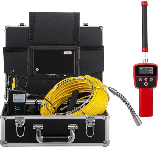 VEVOR 7&#034; 30m/100ft Sewer Camera Pipe Inspection Camera System with 512Hz Locator