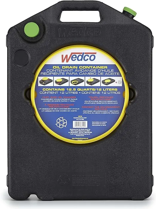 Wedco 83150 Recycle Drain Pan, 12.5 Quart