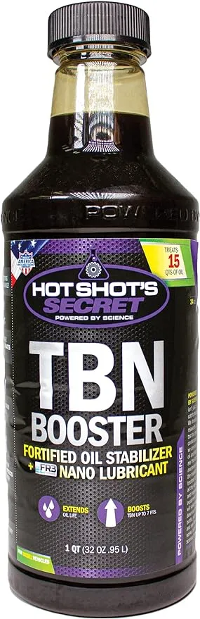 Hot Shot's Secret TBN Booster Oil Additive, 32 fl oz, Purple (HSSTBN32Z)