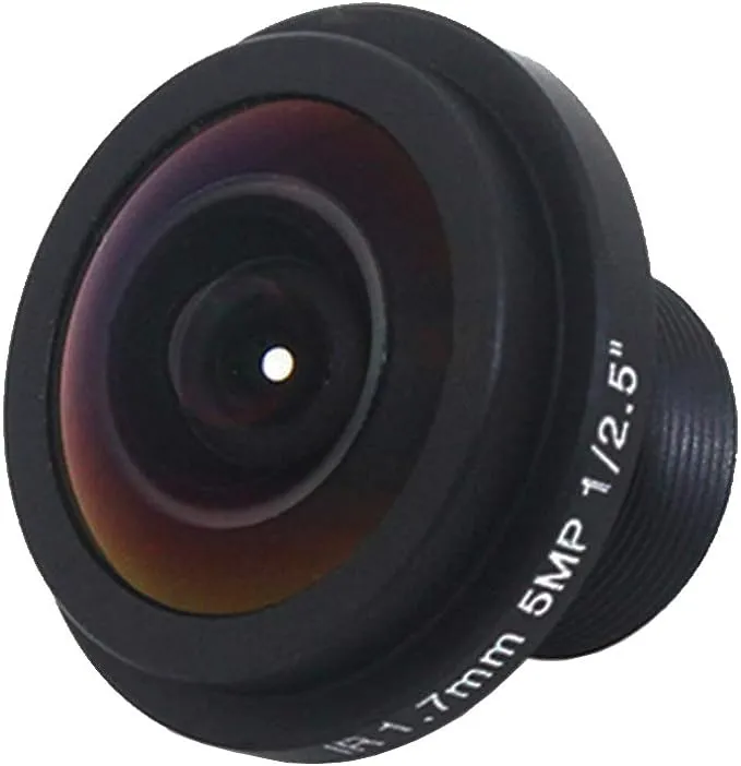 Wide Angle Fisheye Lens 1.7mm 180 Degree HD 5 Megapixel Lens for CCTV IP Camera Panoramic CCTV Camera Lens