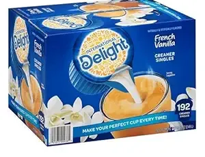 International Delight French Vanilla, 192 Count Single-Serve Coffee Creamers, Special Value 1 Pack=set of 2